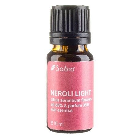 Ulei 65% pur esențial Neroli Light, 10 ml, Sabio