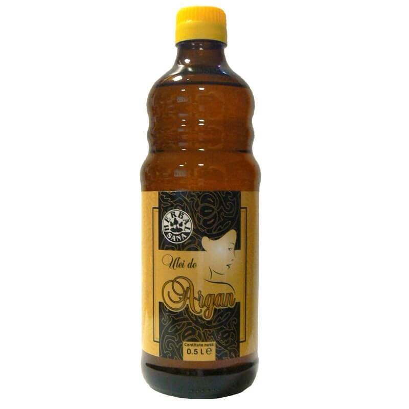 Ulei de Argan presat la rece, 500 ml, Herbavit