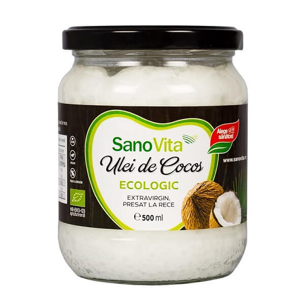 Ulei de cocos, 500 ml, Sanovita