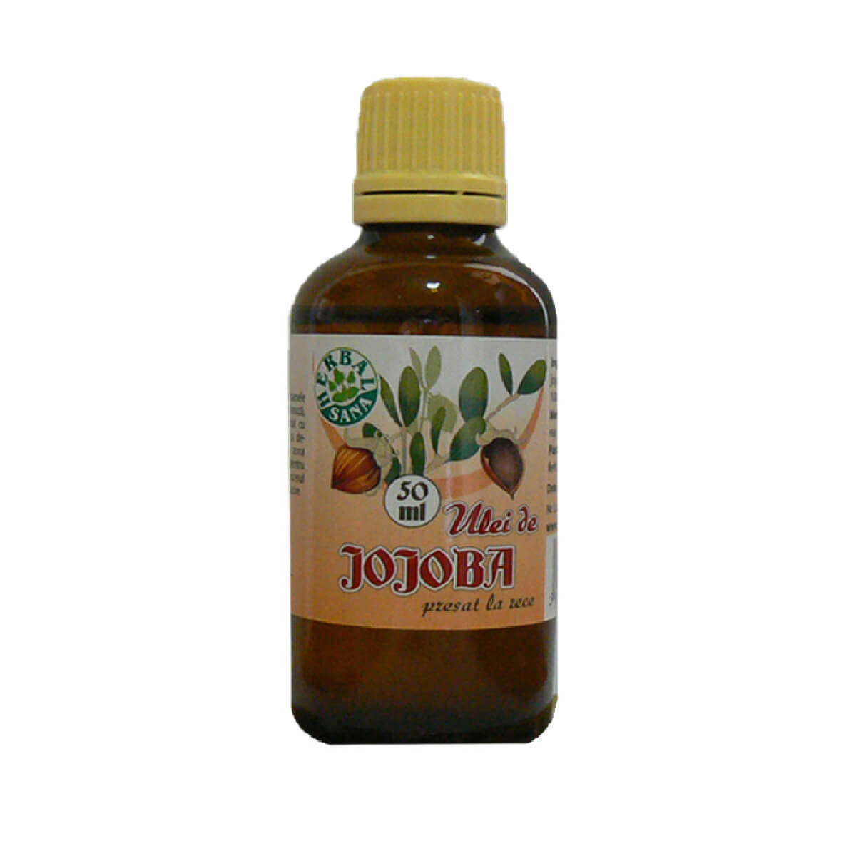 Ulei de Jojoba presat la rece, 50 ml, Herbavit