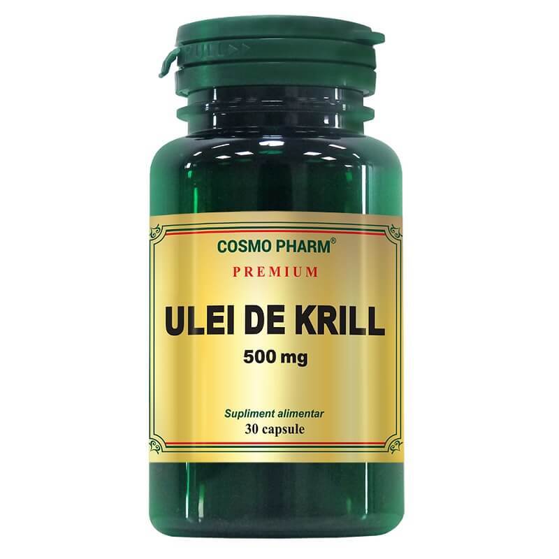 Ulei de krill 500mg, 30 capsule, Cosmopharm