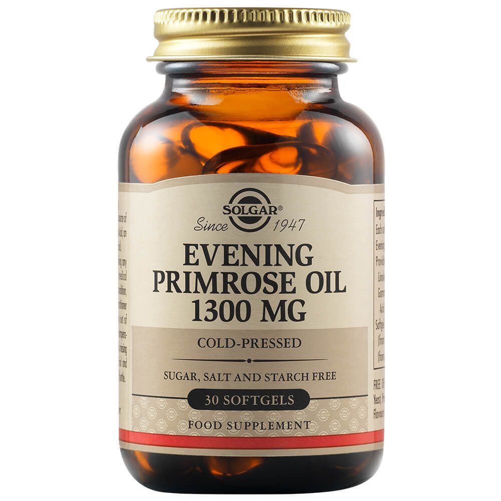 Ulei de Luminița Nopții 1300 mg, 30 capsule, Solgar Vitamine si suplimente