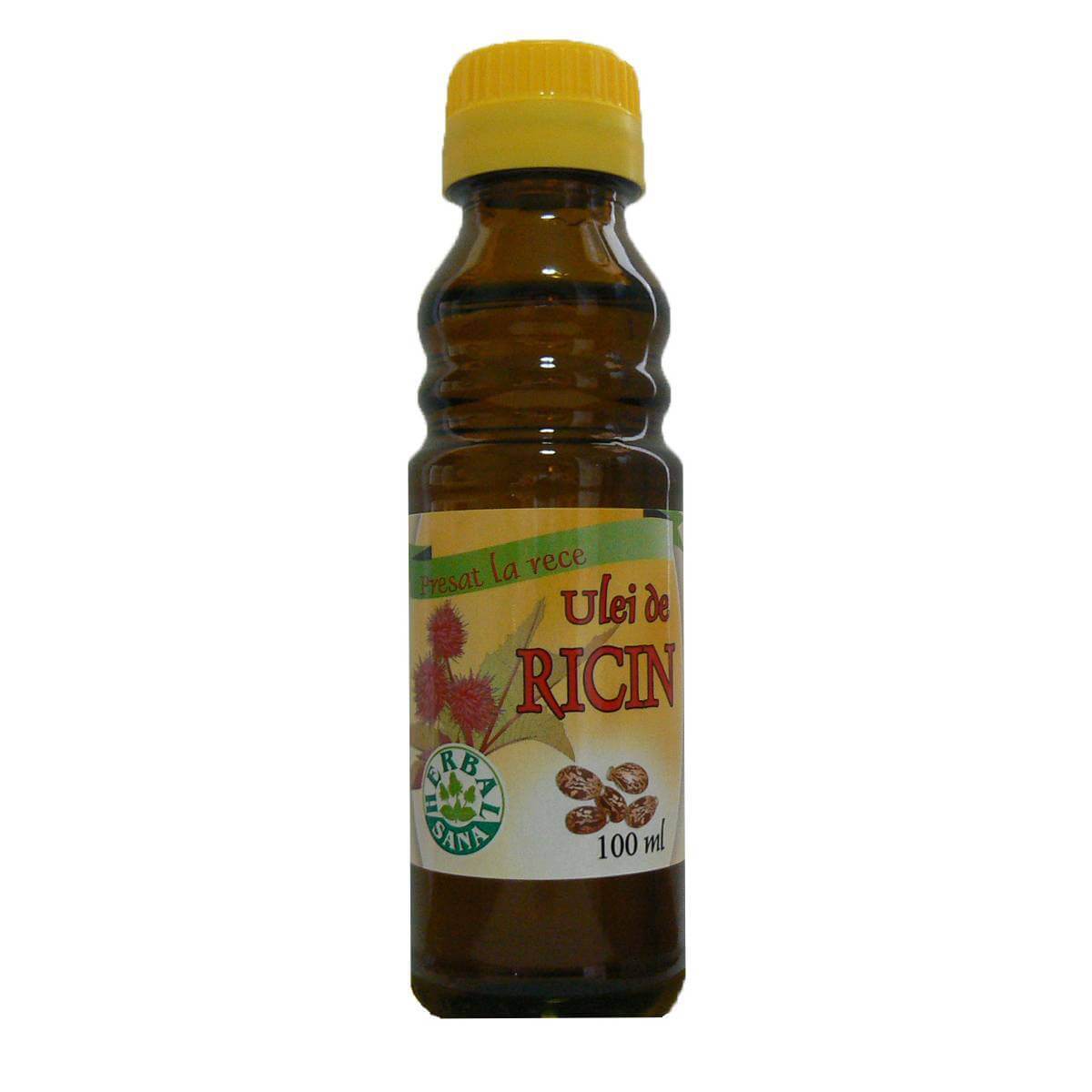 in cat timp isi face efectul uleiul de ricin Ulei de Ricin, 100 ml, Herbavit