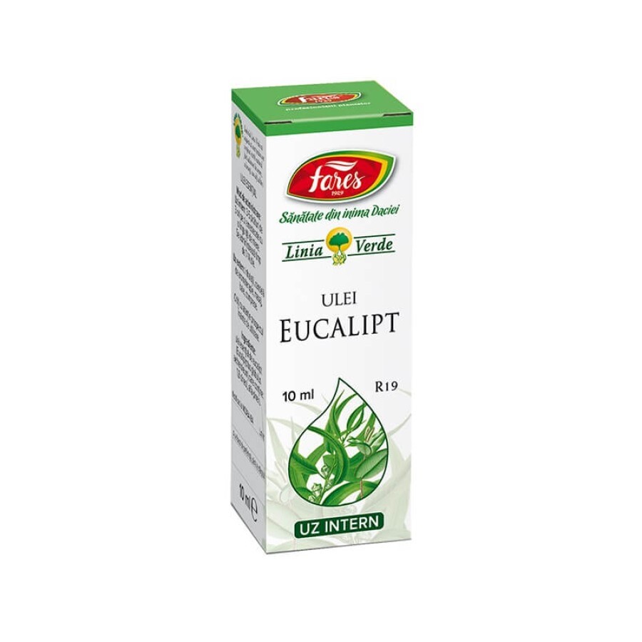 Ulei esențial de Eucalipt, R19, 10 ml, Fares