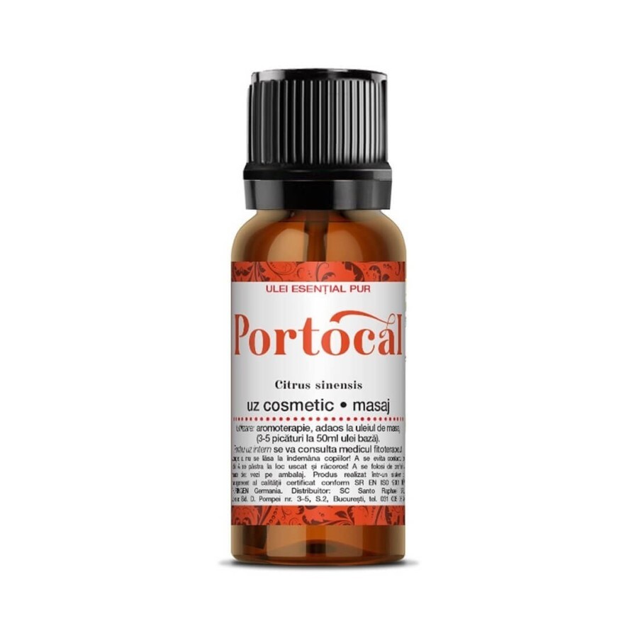 Ulei esențial pur Portocal, 10 ml, Steaua Divină