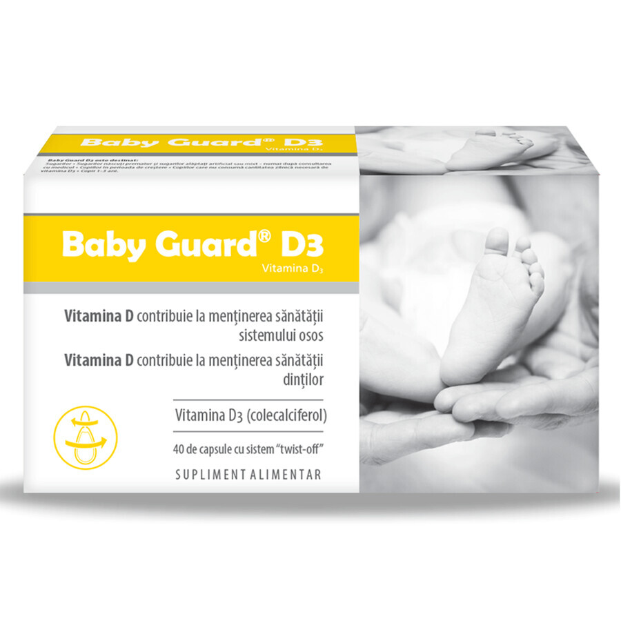 Baby Guard D3, 40 capsule, Evital recenzii