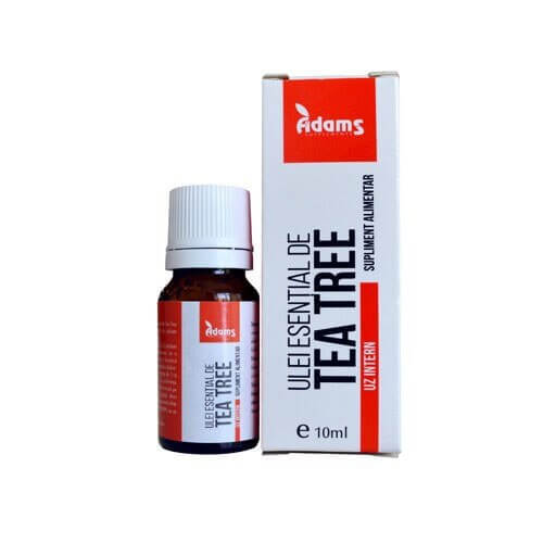 Ulei esential de Tea Tree, 10 ml, uz intern, Adams Vision