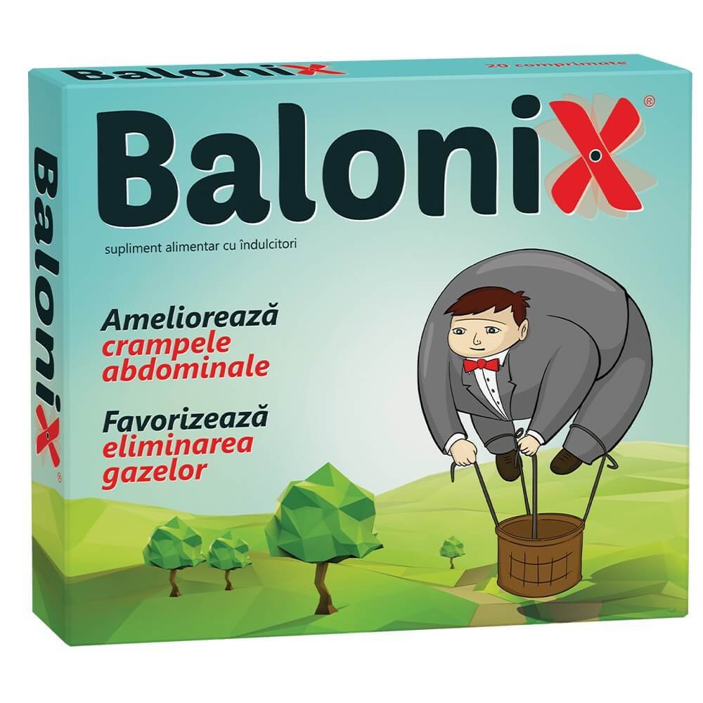 Balonix, 20 comprimate, Fiterman Vitamine si suplimente