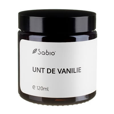 Unt de vanilie, 120 ml, Sabio Frumusete si ingrijire