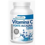 Vitamina C Forte alcalină 1200 Medicinas, 60 capsule vegetale, Laboratoarele Medica