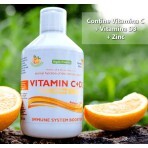 Vitamina C Lichidă 1000 Mg + Vitamina D3 + Zinc, 500ml, Swedish Nutra