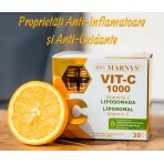 Vitamina C Lipozomală 1000 mg, 20 Fiole, Marnys