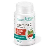 Vitamina C naturala cu extract de Acerola, 30 capsule, Rotta Natura