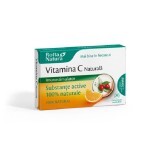 Vitamina C naturală cu extract de Măceșe, 30 comprimate, Rotta Natura