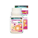 Vitamina C plus Echinacea, 500 mg, 20 comprimate, Pharmex
