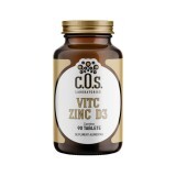 Vitamina C,  Zinc, Vitamina D3, 90 tablete, COS Laboratories