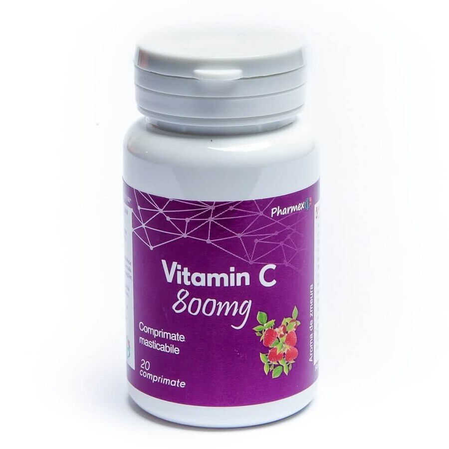 Vitamina C, 800 mg, 20 comprimate, Pharmex