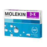 Vitamina D 2000 UI + Vitamina K 75 mcg Molekin, 30 comprimate, Zdrovit