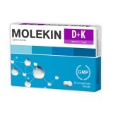 Vitamina D 2000 UI + Vitamina K 75 mcg Molekin, 30 comprimate, Zdrovit