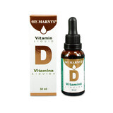 Vitamina D Lichidă (D3 – Colecalciferol), 30 ml, Marnys