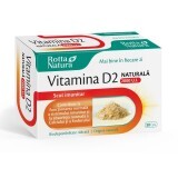 Vitamina D2 naturala 2000 U.I, 30 capsule, Rotta Natura