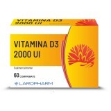 Vitamina D3 2000UI, 60 comprimate, Laropharm
