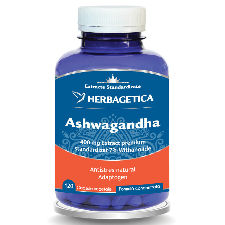 Ashwagandha, 120 capsule, Herbagetica