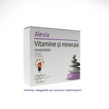 Vitamine si minerale orosolubile junior, 20 plicuri, Alevia