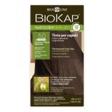 Vopsea pentru păr Nutricolor Delicato Rapid, Nuanţa Natural Light Chestnut 5.0, 135 ml, Biokap