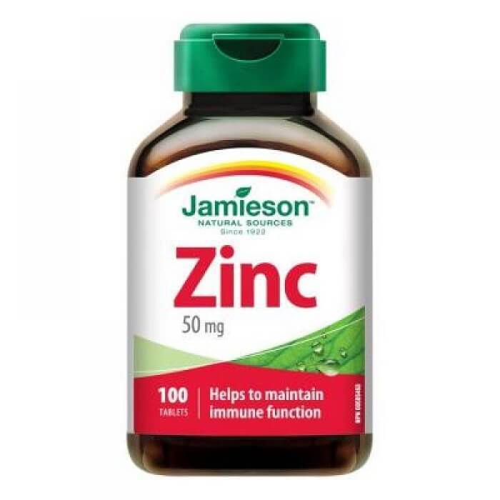 Zinc 50mg, 100 tablete, Jamieson Vitamine si suplimente