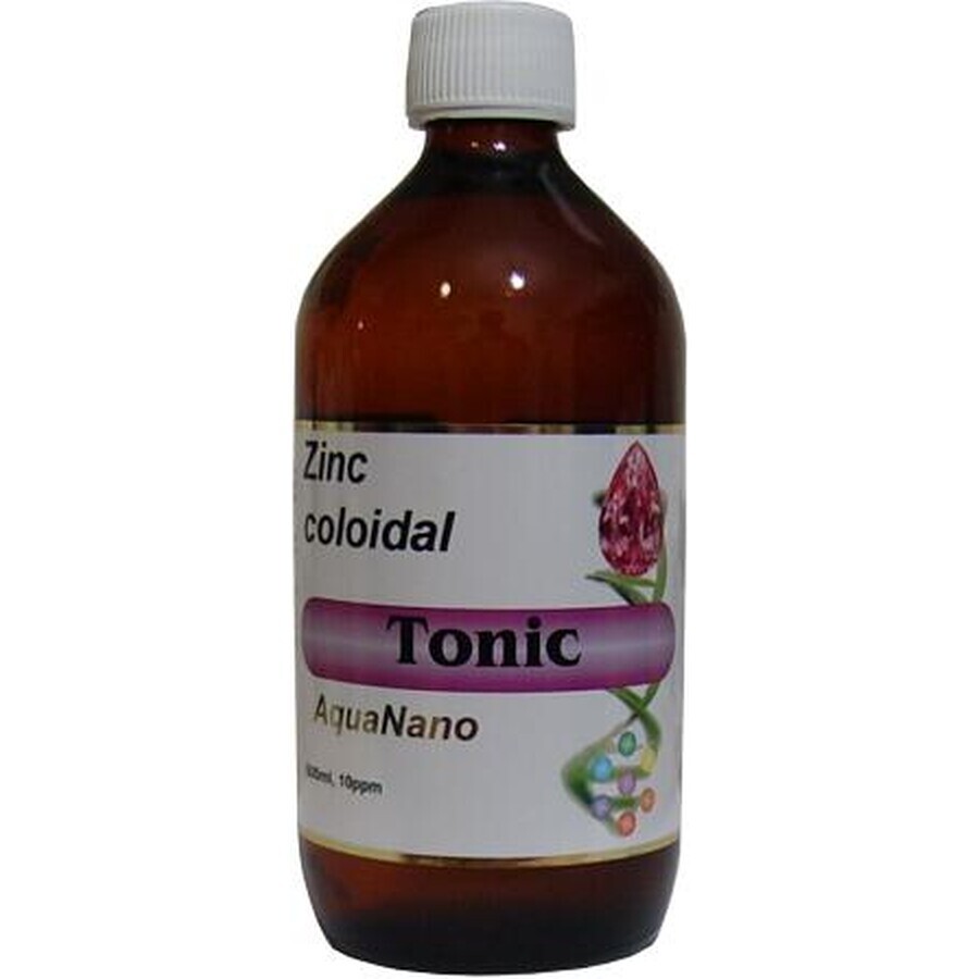 Zinc coloidal Tonic Aquanano, 500 ml, Aghoras Invest