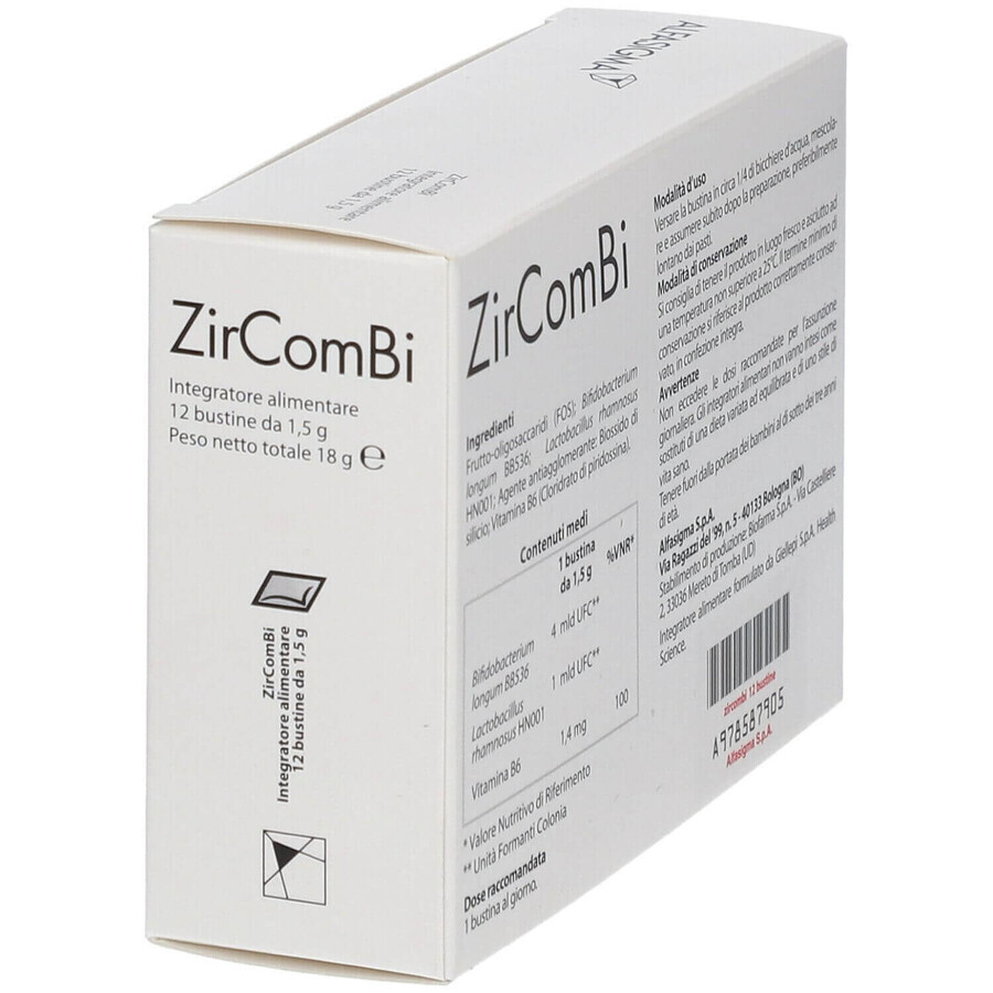 ZirComBi, 12 sachets, Alfasigma