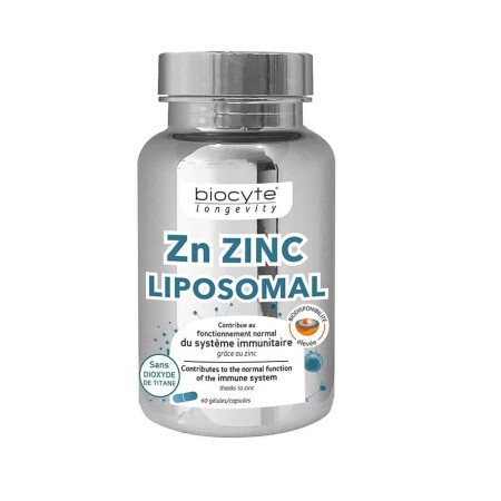Zn Zinc Lipozomal, 60 capsule, Biocyte
