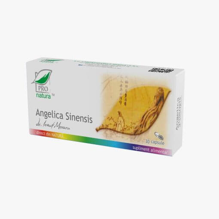 Angelica Sinensis, 30 capsule, Pro Natura