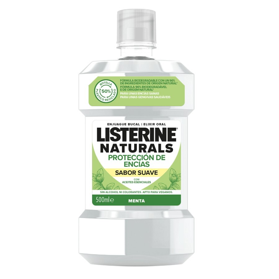 Apa de gura Natur Gum, 500 ml, Listerine