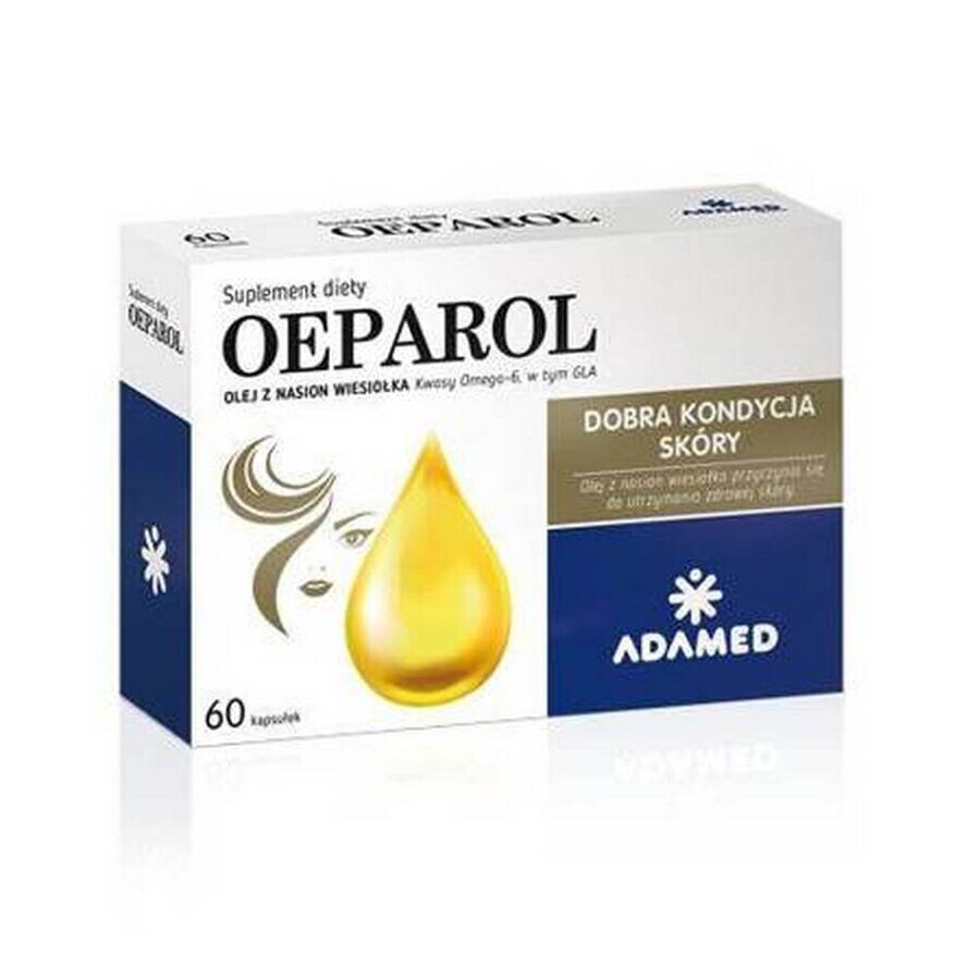 Oeparol, ulei de semințe de Evening Primrose, 60 capsule