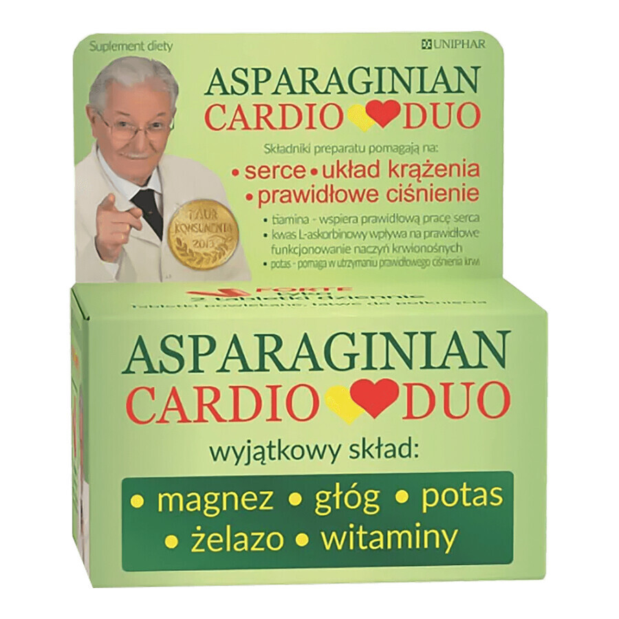 Asparaginate CardioDuo, 50 comprimate