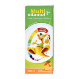 Multivitamol 1+, jarabe de vitaminas con hierro para niños a partir de 1 año, sabor naranja, 500 ml