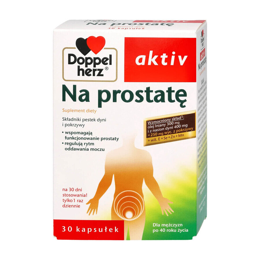 Doppelherz aktiv Voor de prostaat, 30 capsules