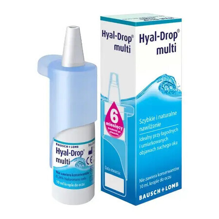 Hyal-Drop Multi, picături hidratante pentru ochi, 10 ml