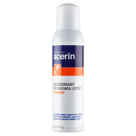 Acerin Comfort, deodorant pentru pantofi și picioare, 150 ml