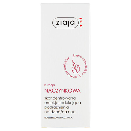 Ziaja Med Tratamiento Capilar, Crema reductora vascular, de día, 50 ml