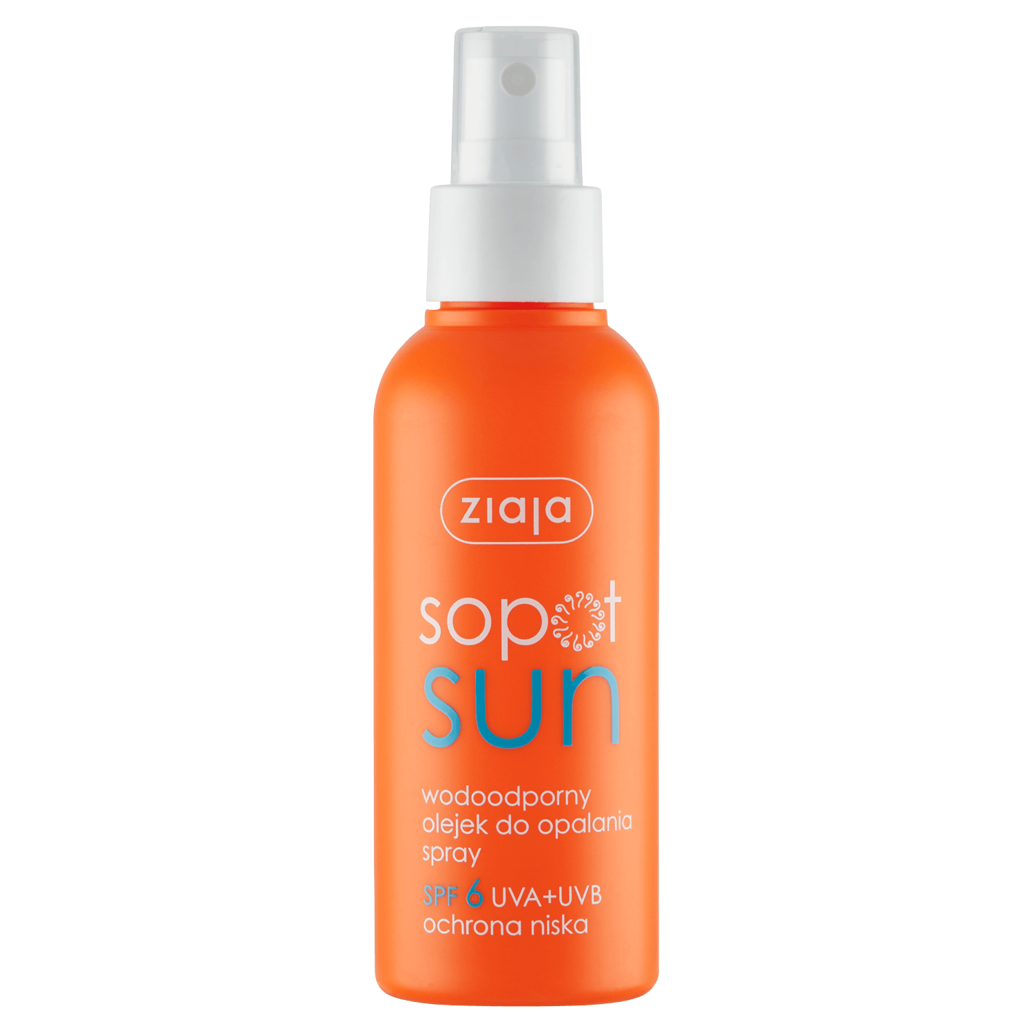 Ziaja Sopot Sun, ulei de protecție solară, spray, SPF 6, 125 ml