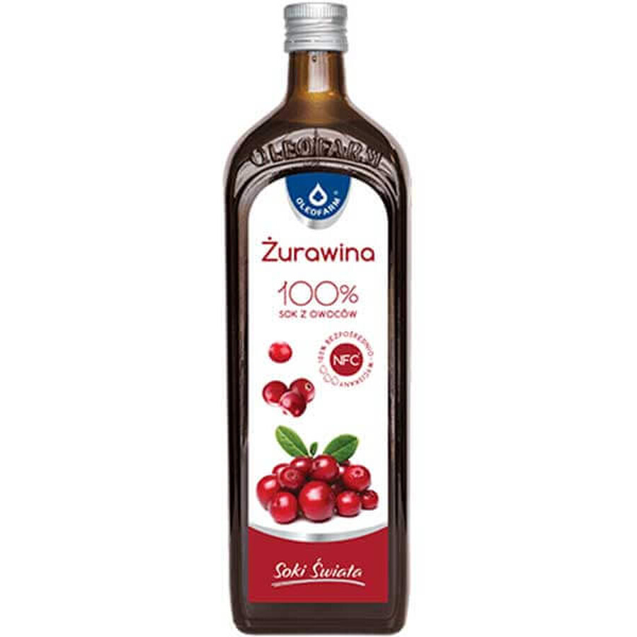 Oleofarm Juice of the World Cranberry, 100% suc de fructe, 980 ml