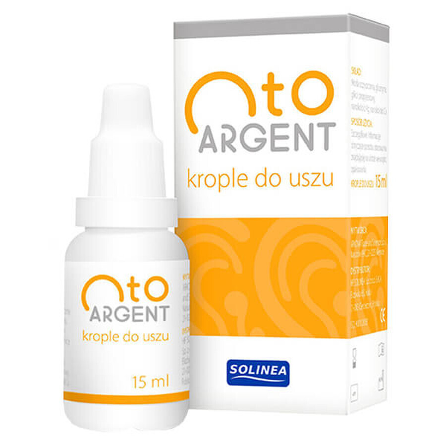 Otoargent, picături pentru urechi, 15 ml