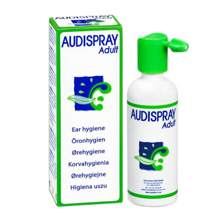 Audispray Adult, soluție de apă de mare pentru igiena urechilor, 50 ml