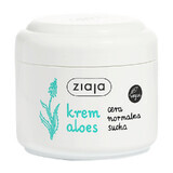 Ziaja Aloes, crema facial bio aloe, 100 ml