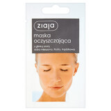 Ziaja, mascarilla facial, limpieza con arcilla gris, 7 ml