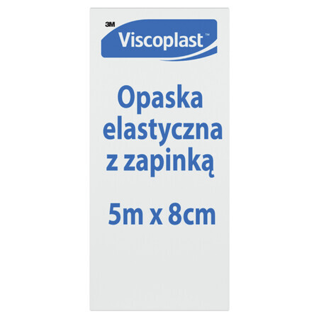 Bandaj elastic Viscoplast, 5 m x 8 cm, 1 bucată