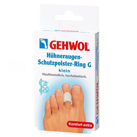 Gehwol Huhneraugen Huhneraugen Schutzpolster-Ring G, inel pentru degetele de la picioare, 3 bucăți